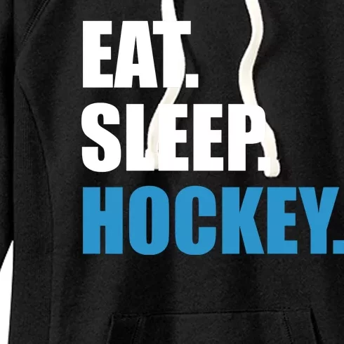 Eat Sleep Hockey Women's Fleece Hoodie