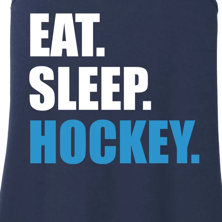 Eat Sleep Hockey Ladies Essential Tank