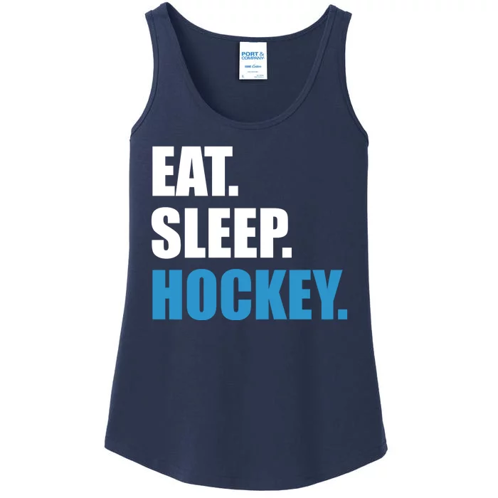 Eat Sleep Hockey Ladies Essential Tank