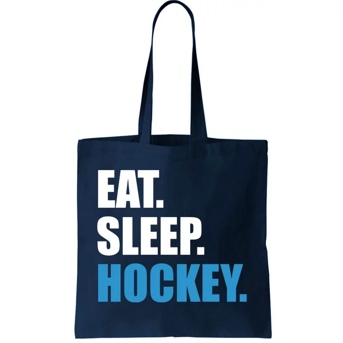 Eat Sleep Hockey Tote Bag