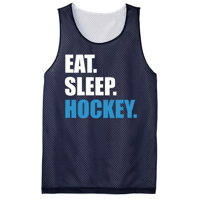 Eat Sleep Hockey Mesh Reversible Basketball Jersey Tank