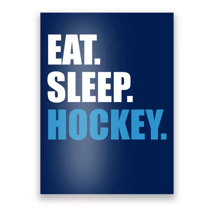 Eat Sleep Hockey Poster