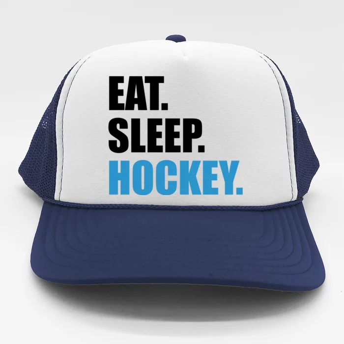 Eat Sleep Hockey Trucker Hat