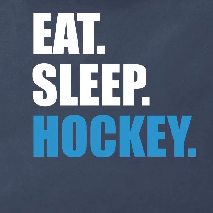 Eat Sleep Hockey Zip Tote Bag