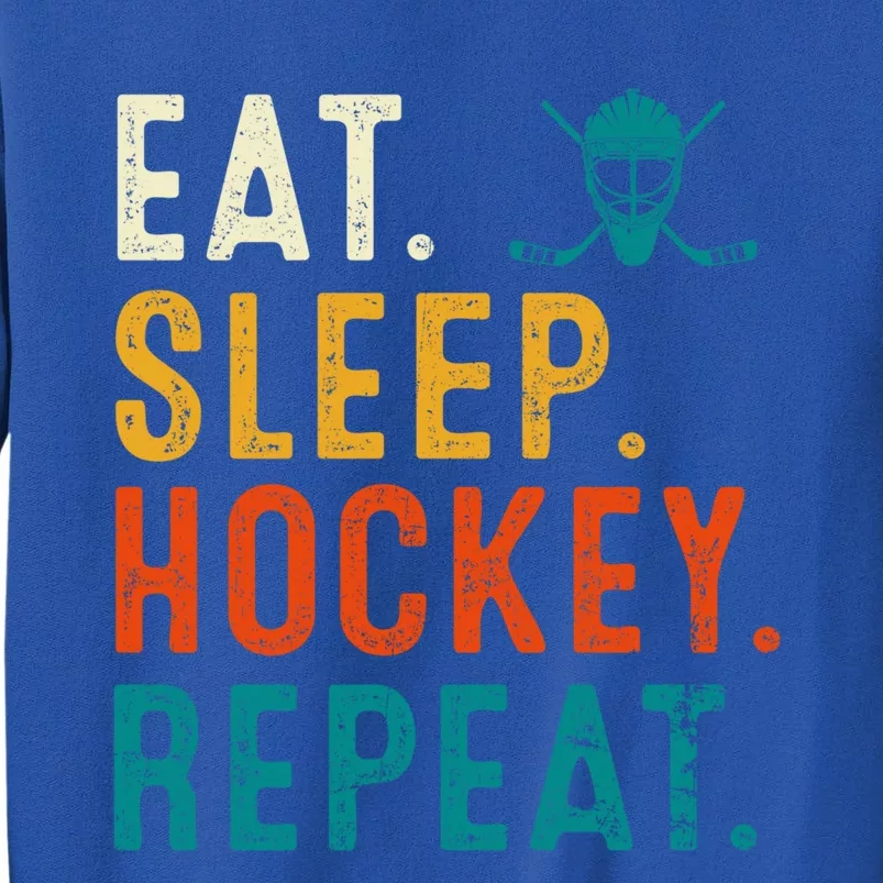 Eat Sleep Hockey Repeat Christmas For Teen Adult Hockey Gift Sweatshirt