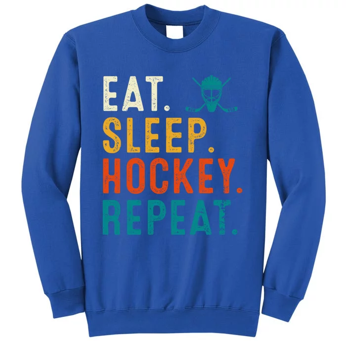 Eat Sleep Hockey Repeat Christmas For Teen Adult Hockey Gift Sweatshirt