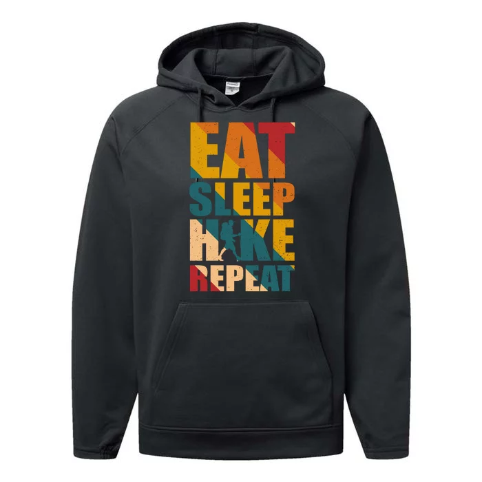 Eat Sleep Hike Repeat Performance Fleece Hoodie