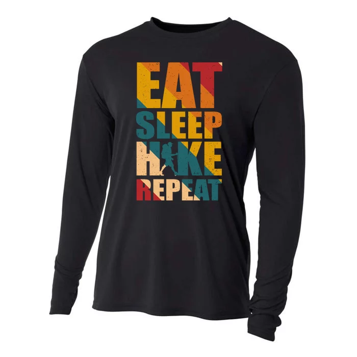 Eat Sleep Hike Repeat Cooling Performance Long Sleeve Crew