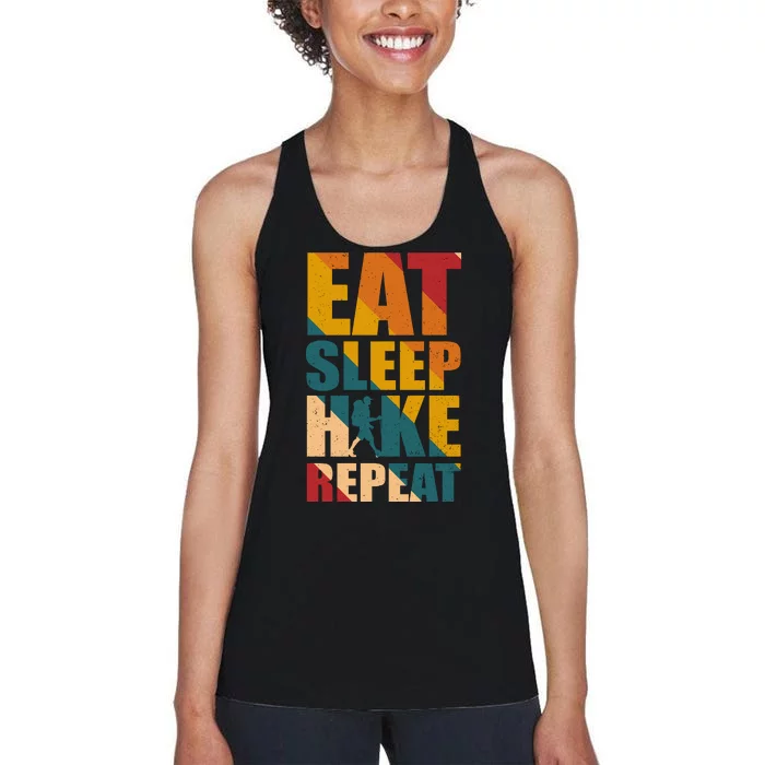 Eat Sleep Hike Repeat Women's Racerback Tank