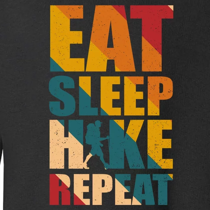 Eat Sleep Hike Repeat Toddler Sweatshirt