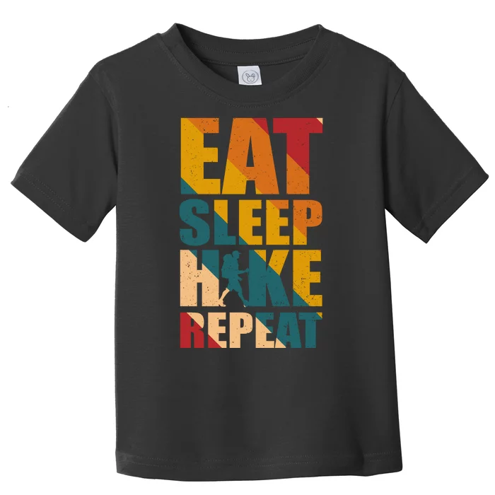 Eat Sleep Hike Repeat Toddler T-Shirt