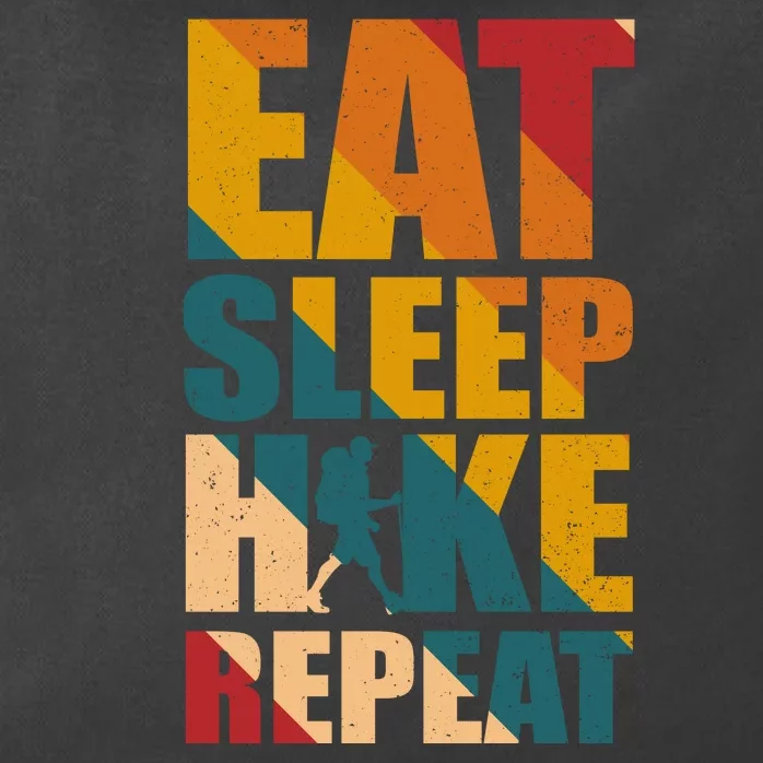 Eat Sleep Hike Repeat Zip Tote Bag