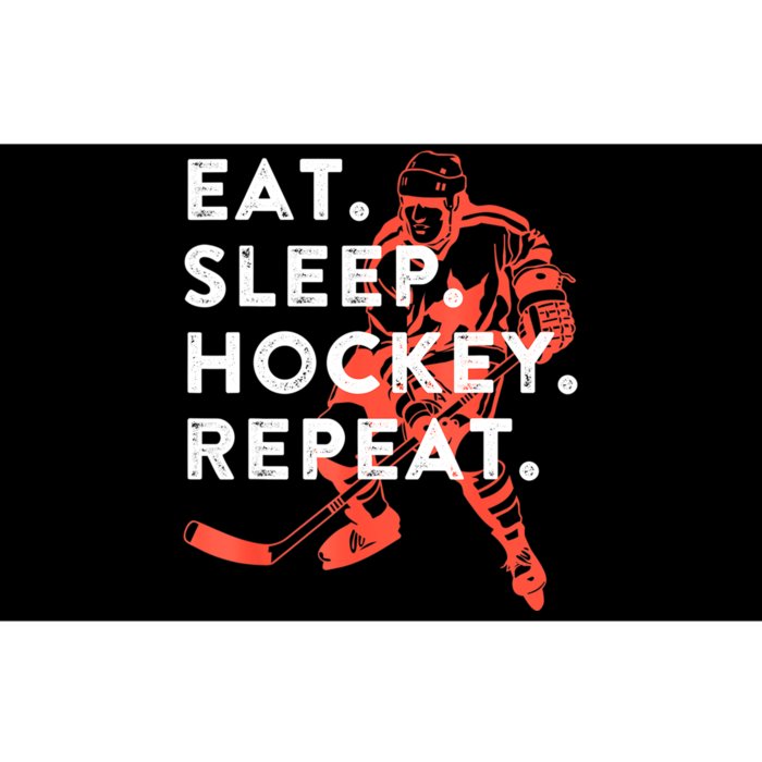 Eat Sleep Hockey Repeat Gift Bumper Sticker