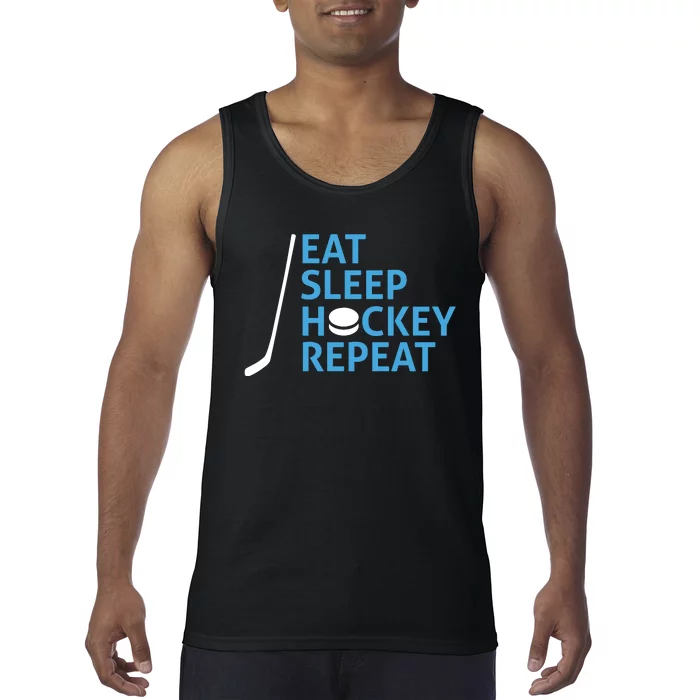 Eat Sleep Hockey Repeat Tank Top