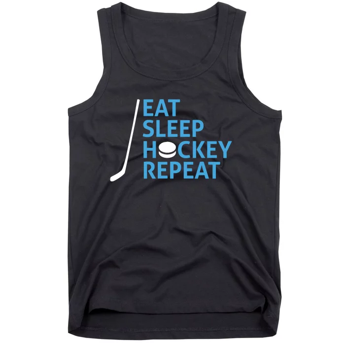 Eat Sleep Hockey Repeat Tank Top