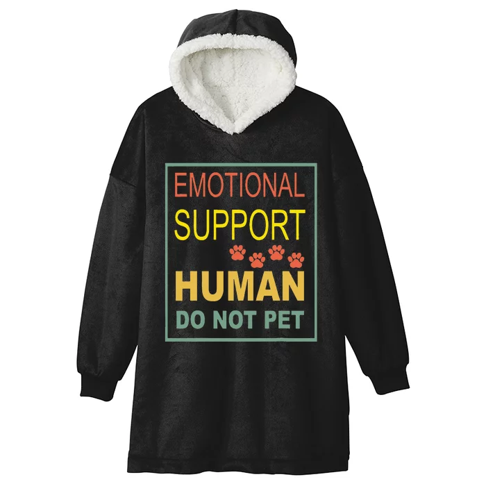 Emotional Support Human Pet Dog Owners Not Hooded Wearable Blanket