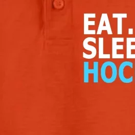 Eat. Sleep. Hockey. Dry Zone Grid Performance Polo