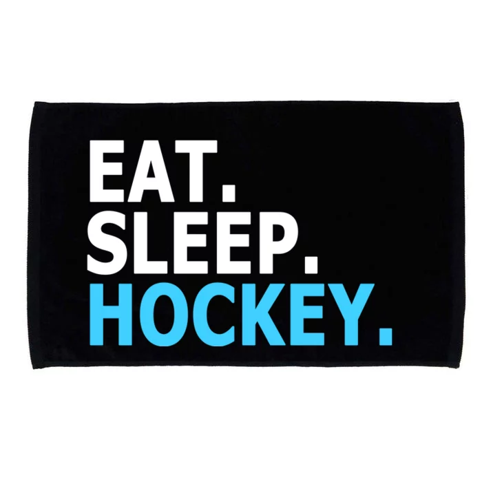 Eat. Sleep. Hockey. Microfiber Hand Towel