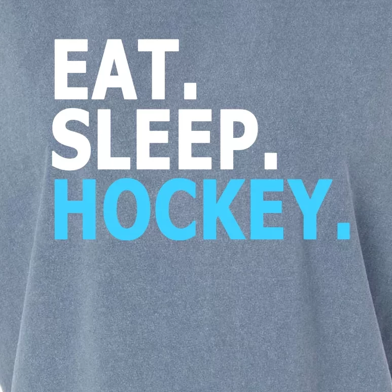 Eat. Sleep. Hockey. Garment-Dyed Women's Muscle Tee