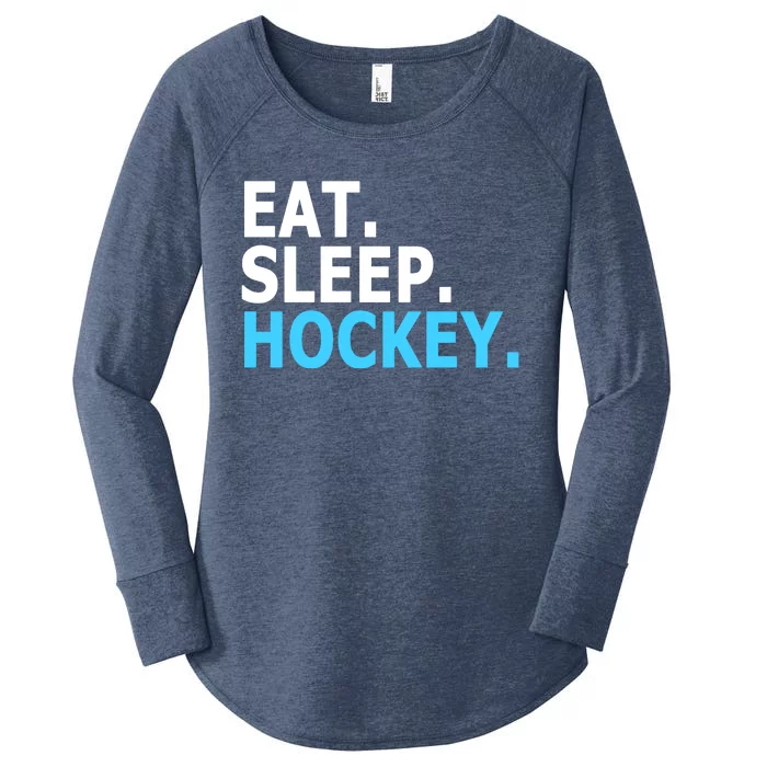 Eat. Sleep. Hockey. Women's Perfect Tri Tunic Long Sleeve Shirt