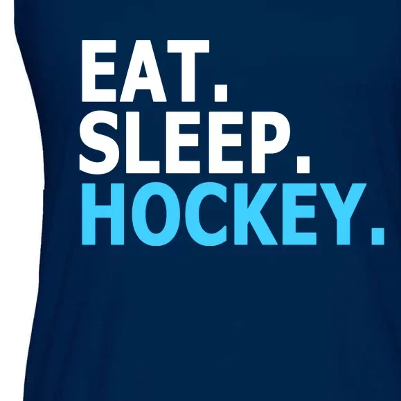 Eat. Sleep. Hockey. Ladies Essential Flowy Tank