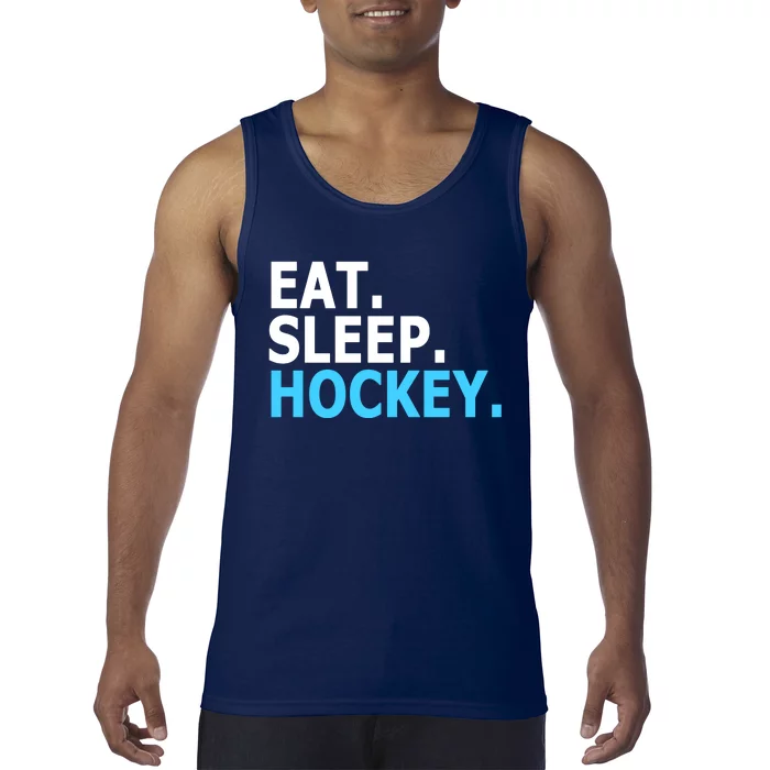 Eat. Sleep. Hockey. Tank Top