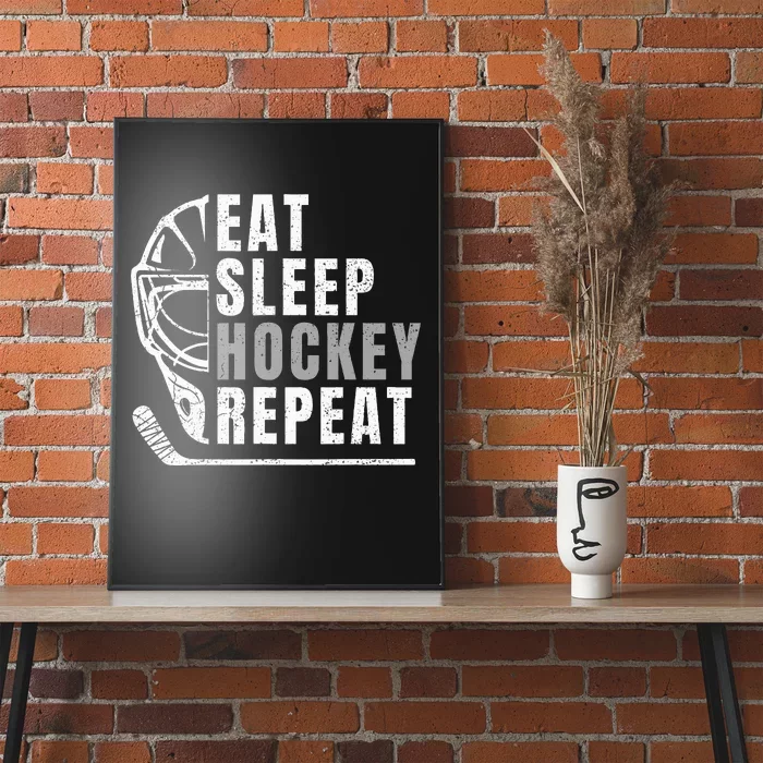 Eat Sleep Hockey Repeat Poster