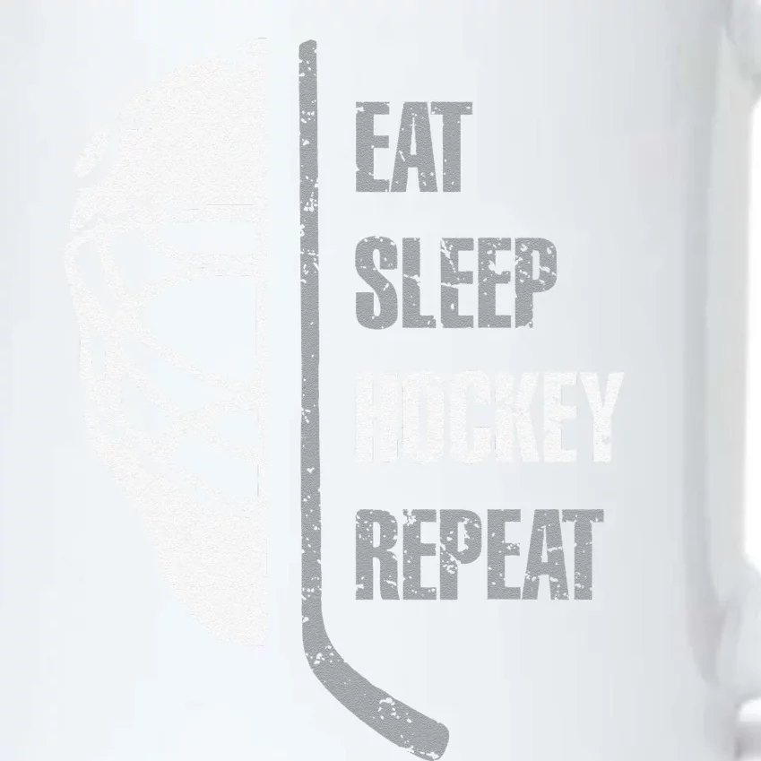 Eat Sleep Hockey Repeat Christmas For Hockey Black Color Changing Mug