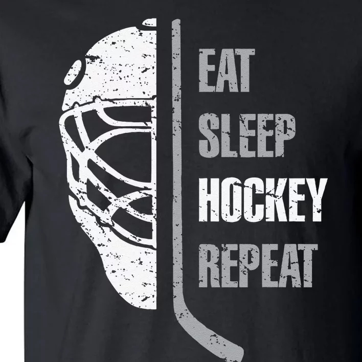 Eat Sleep Hockey Repeat Christmas For Hockey Tall T-Shirt