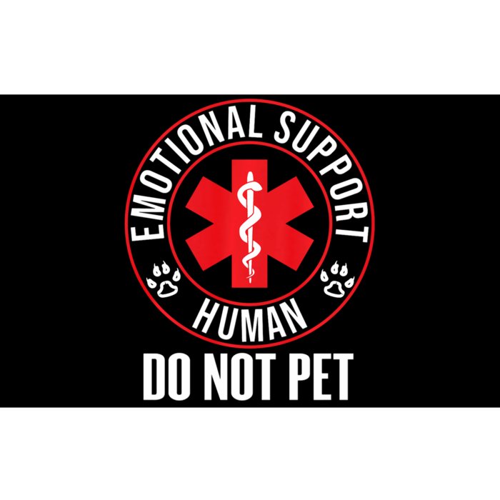 Emotional Support Human Do Not Pet Service Dog Love Humor Bumper Sticker