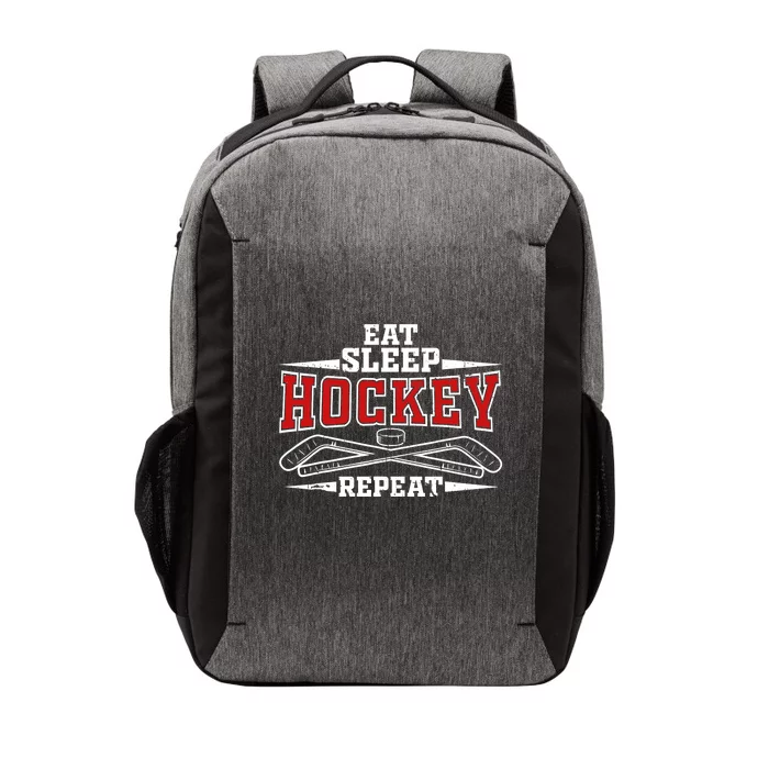 Eat Sleep Hockey Repeat For Hockey Player Vector Backpack