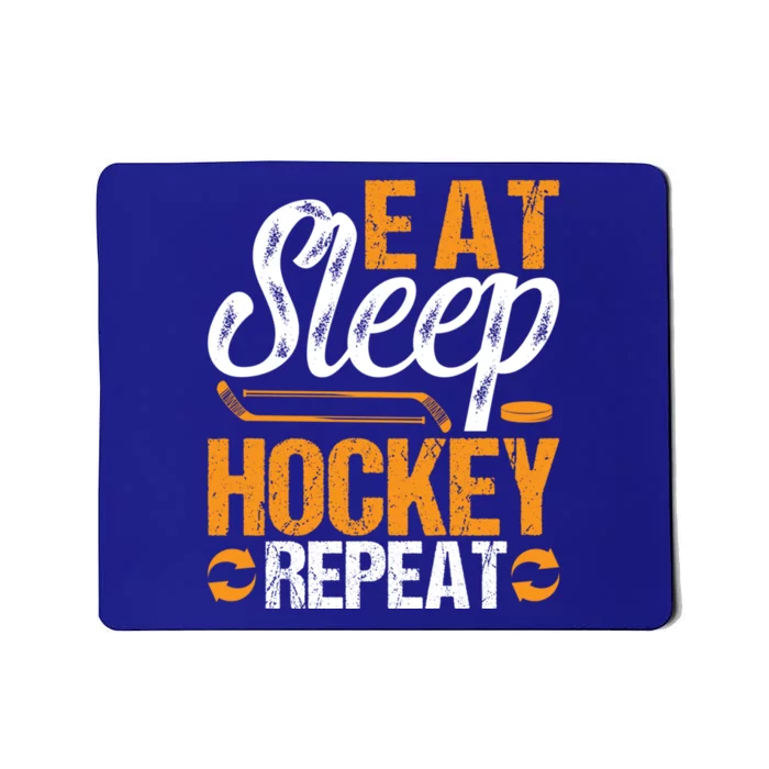 Eat Sleep Hockey Repeat Sport Themed Christmas Gift Mousepad