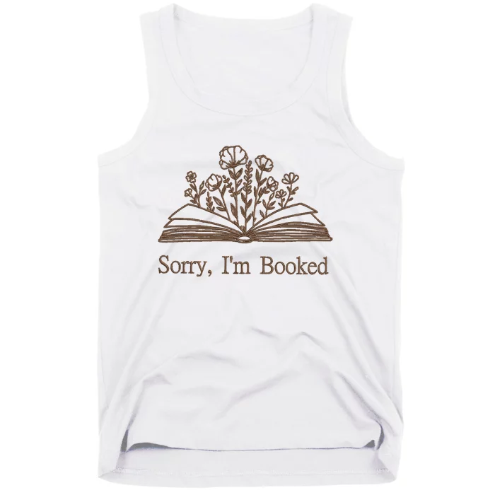 Embroidered Sorry IM Booked Tank Top