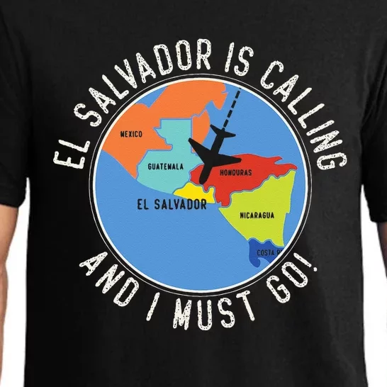 El Salvador Is Calling And I Must Go El Salvador Map Pajama Set