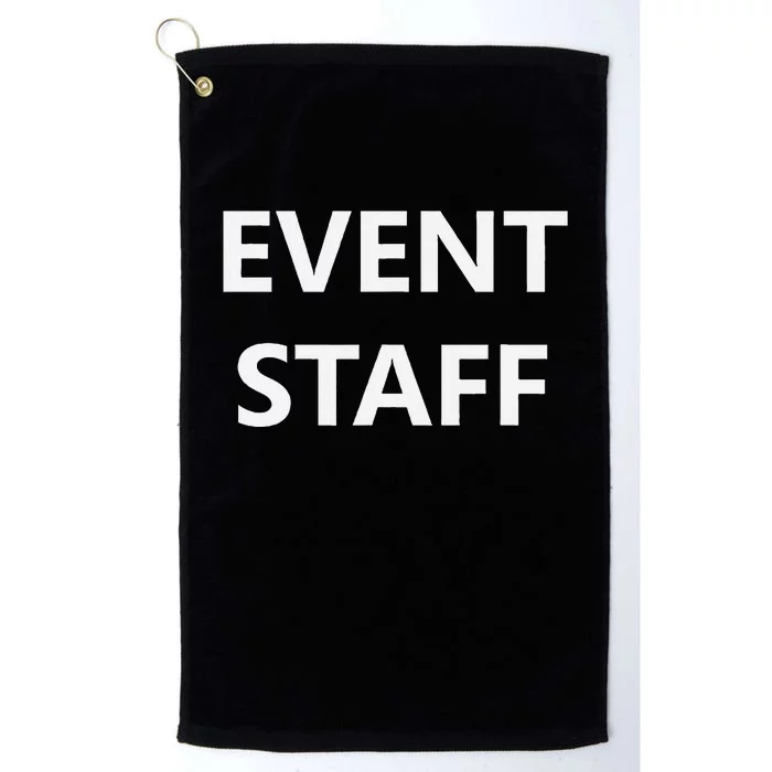 Event Staff Job Worker Employee Uniform Platinum Collection Golf Towel