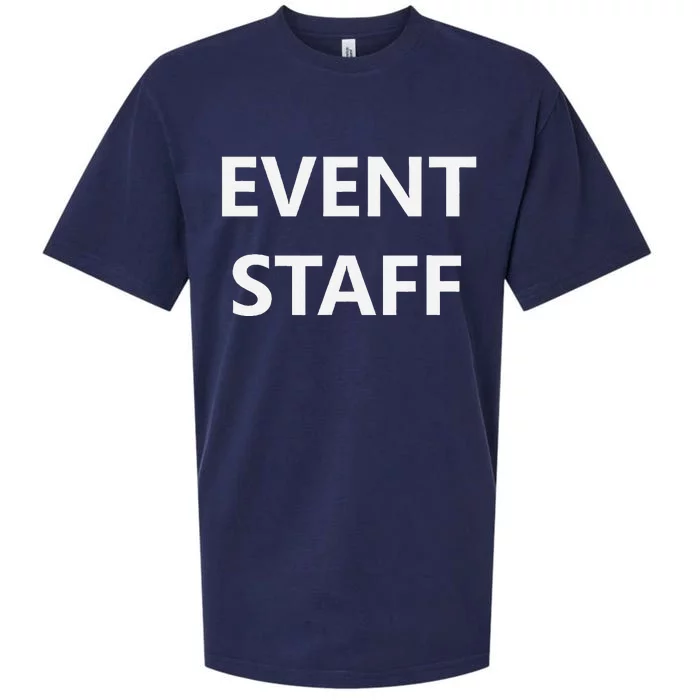 Event Staff Job Worker Employee Uniform Sueded Cloud Jersey T-Shirt