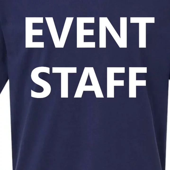 Event Staff Job Worker Employee Uniform Sueded Cloud Jersey T-Shirt