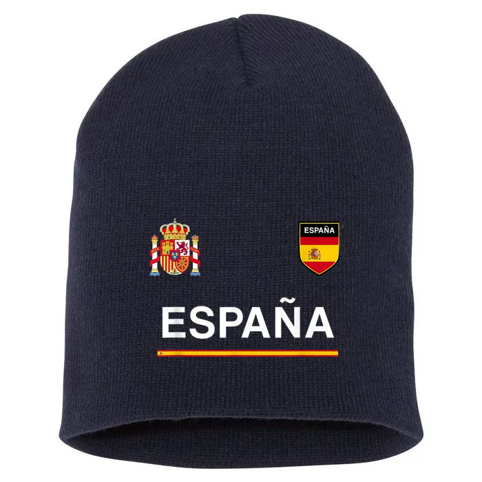 Espana Sport/Soccer Jersey Tee Flag Football Madrid Short Acrylic Beanie