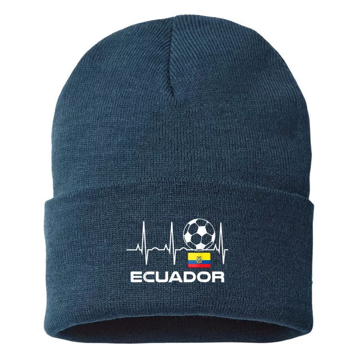 Ecuador Soccer Jersey Shirt - Ecuadorian Futbol Sustainable Knit Beanie