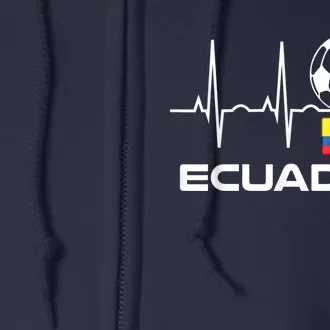 Ecuador Soccer Jersey Shirt - Ecuadorian Futbol Full Zip Hoodie