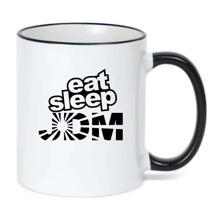 Eat Sleep JDM Tuner Car Lover Black Color Changing Mug