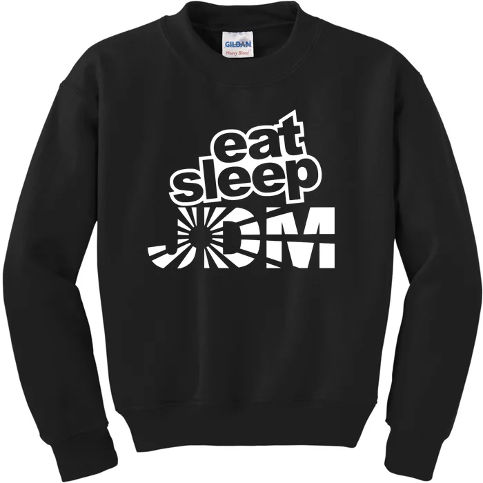 Eat Sleep JDM Tuner Car Lover Kids Sweatshirt