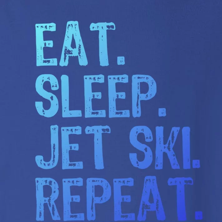 Eat Sleep Jet Ski Repeat Jetski Skiing Skier Funny Gift Toddler Long Sleeve Shirt