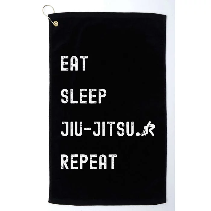 Eat Sleep Jiujitsu Repeat Platinum Collection Golf Towel