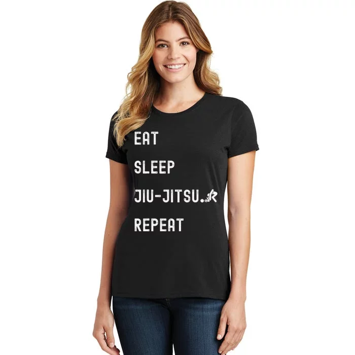 Eat Sleep Jiujitsu Repeat Women's T-Shirt