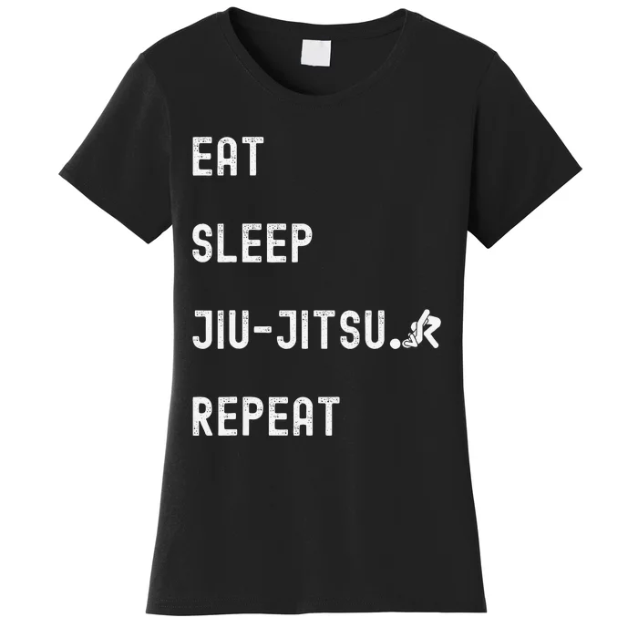 Eat Sleep Jiujitsu Repeat Women's T-Shirt