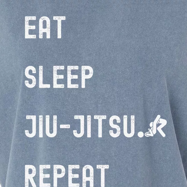 Eat Sleep Jiujitsu Repeat Garment-Dyed Women's Muscle Tee