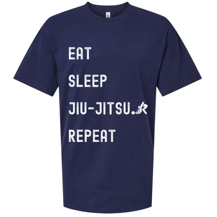 Eat Sleep Jiujitsu Repeat Sueded Cloud Jersey T-Shirt