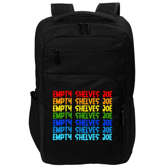 Empty Shelves Joe Retro Colorful Impact Tech Backpack