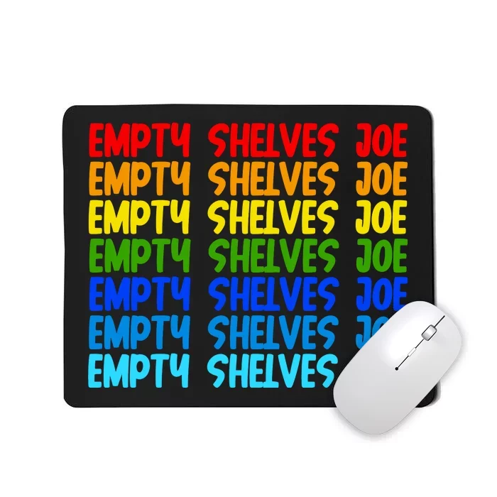 Empty Shelves Joe Retro Colorful Mousepad